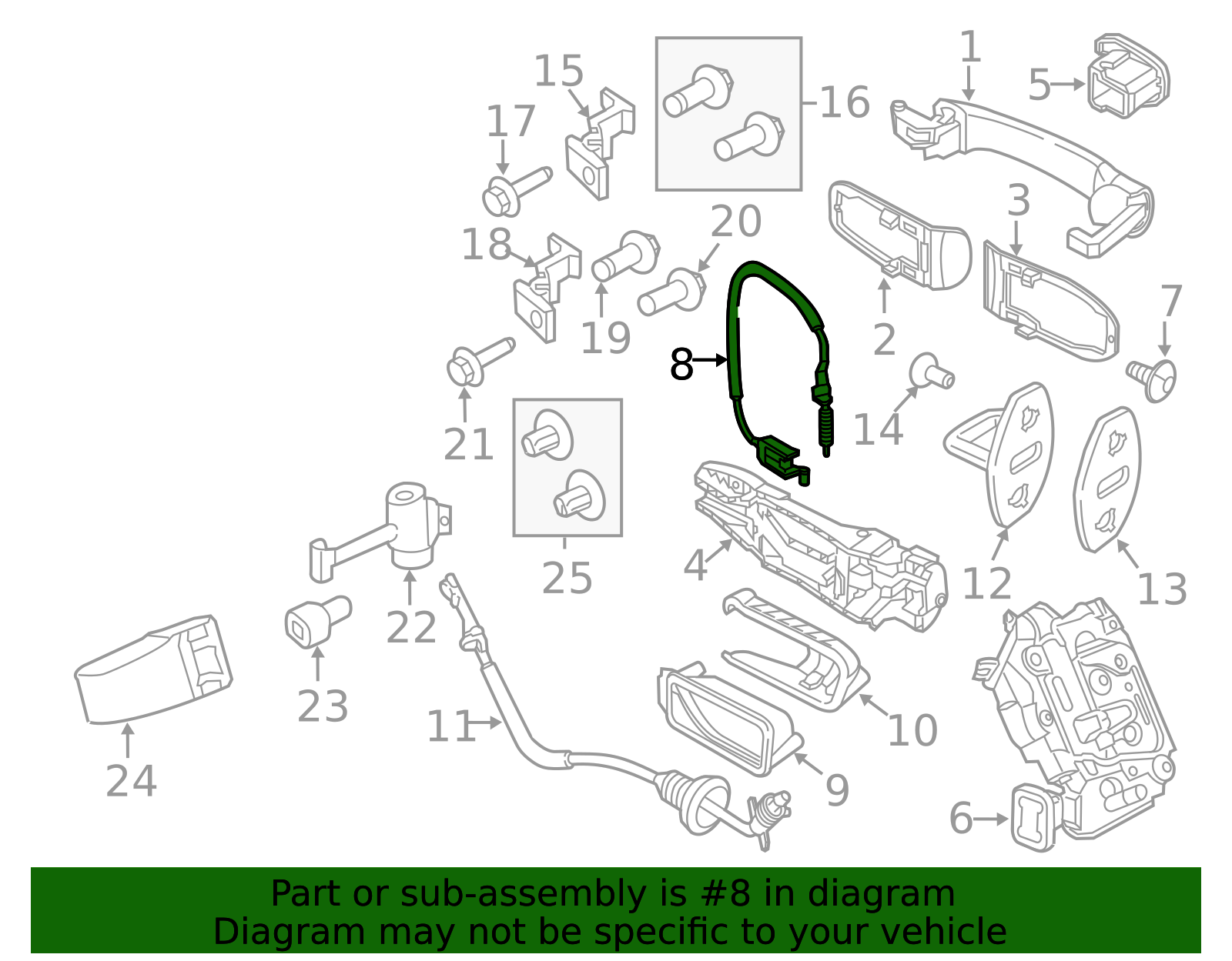 Câble Commande VW Campmobile T5 T6 – Genuine 7H0843954D – Neuf