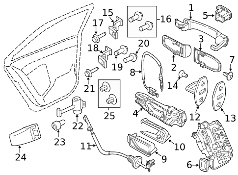 Lock & Hardware for 2012 Volkswagen Jetta #3