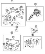 68271245AA - Engine: Throttle Body To Intake Seal for Mopar Image