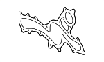 162710P010 - Cooling System: Water Pump Assembly Gasket for Toyota: Avalon, Camry, Highlander, RAV4, Sienna, Venza Image