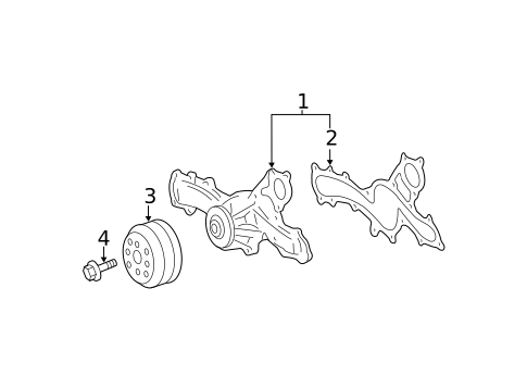 Water Pump for 2011 Toyota Camry #0