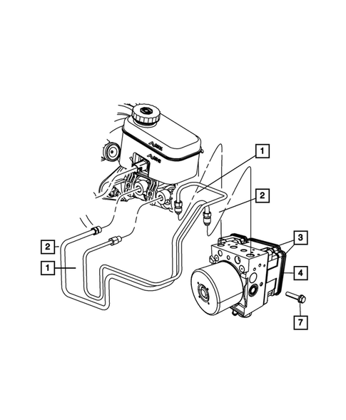 thumbnail interactive-video image 1 of Pair Front Brake Hoses For Jeep Wrangler JK 2007-2010 – Left & Right, BTS BBH/JK/006A 1 of 3