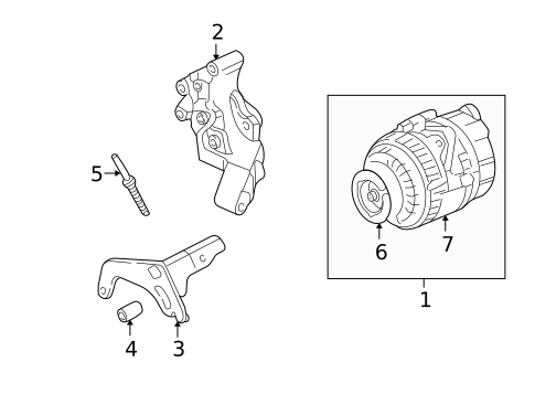 Alternator/Generator & Related Components for 1999 Acura RL #0