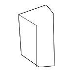 5G0810423 - Body: Body A-Pillar Bracket for Volkswagen: e-Golf, Golf, Golf Alltrack, Golf R, Golf SportWagen, GTI Image