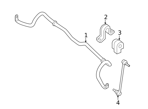Stabilizer Bar & Components for 2025 Nissan Kicks Play #0