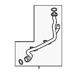 C2Z22076 - Engine: Oil Tube for Jaguar Image