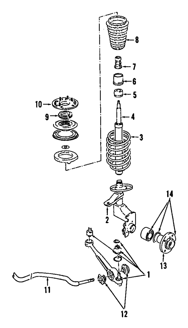 445411105C - Electrical: Antenna Cable for Audi Image