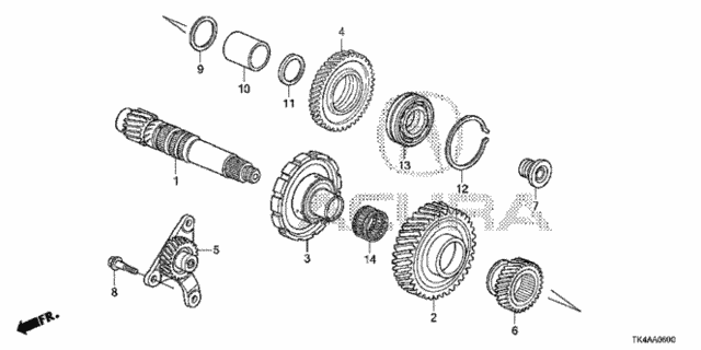 AT Countershaft for 2014 Acura TL #0