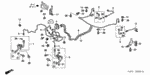 46331S10A00 - Chassis: PIPE E, R. BRAKE for Honda Image