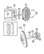 5174318AA - Brakes: Disc Brake Boot Kit for Mopar Image
