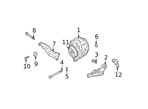 Alternator for 2004 Nissan Xterra #0
