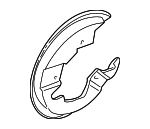 FTC4908 - Brakes: Splash Shield for Land-Rover Image