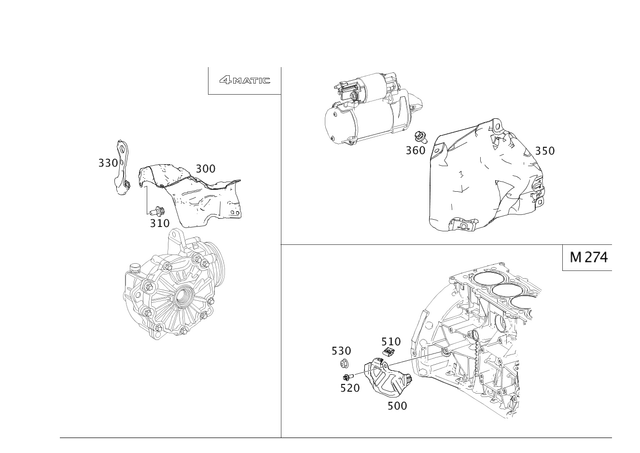 2761504075 - Major Assembly Detachable Parts: Screening Plate for Mercedes-Benz: C350, CLS400, GLK350, SLK350 Image image