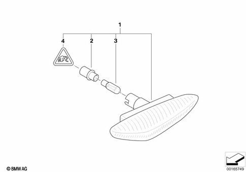 Turn Signals Front / Side for 2005 BMW 545i #0