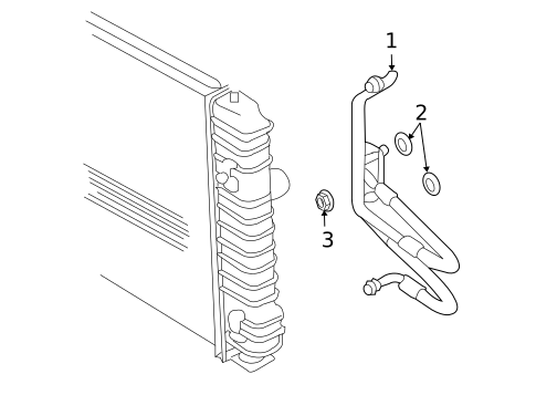 Trans Oil Cooler for 1999 Pontiac Sunfire #0