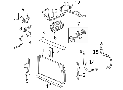 Hoses & Pipes for 2004 Pontiac Bonneville #0