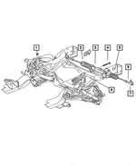 52106477AJ - Steering: Power Steering Gear for Mopar Image