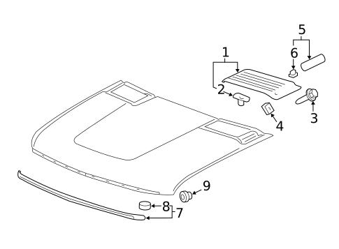 Exterior Trim - Hood for 2013 Chevrolet Equinox #0