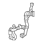 2135005300 - Cooling System: Lower Hose for Mercedes-Benz Image
