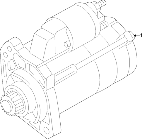 Starter for 2020 Audi S8 #1