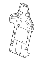 81282TGHA01ZB - Body: Seat Back Panel for Honda: Civic Image