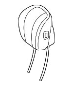 22297069037M48 - Body: Headrest for Mercedes-Benz Image