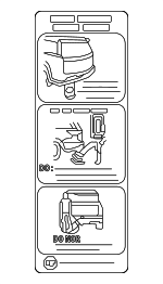 819907JA0A - Body: Caution Label for Nissan Image
