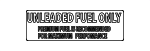 1480654F05 - Body: Fuel Label for Nissan Image