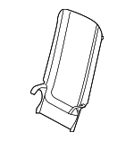 CV6Z5867299A - Body: Seat Back Frame Cover for Ford Image