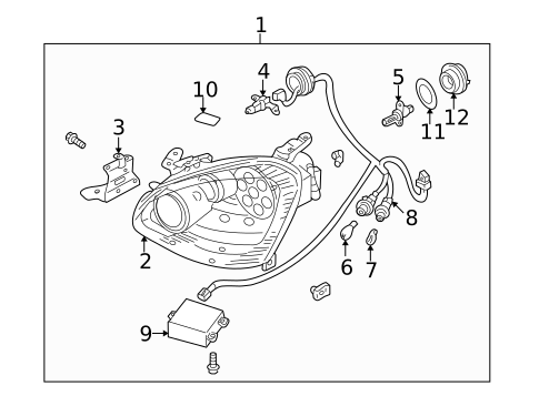 Bulbs - Chassis for 2002 INFINITI Q45 #0
