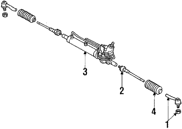 4852088E26 - : Steering Tie Rod End for Nissan Image