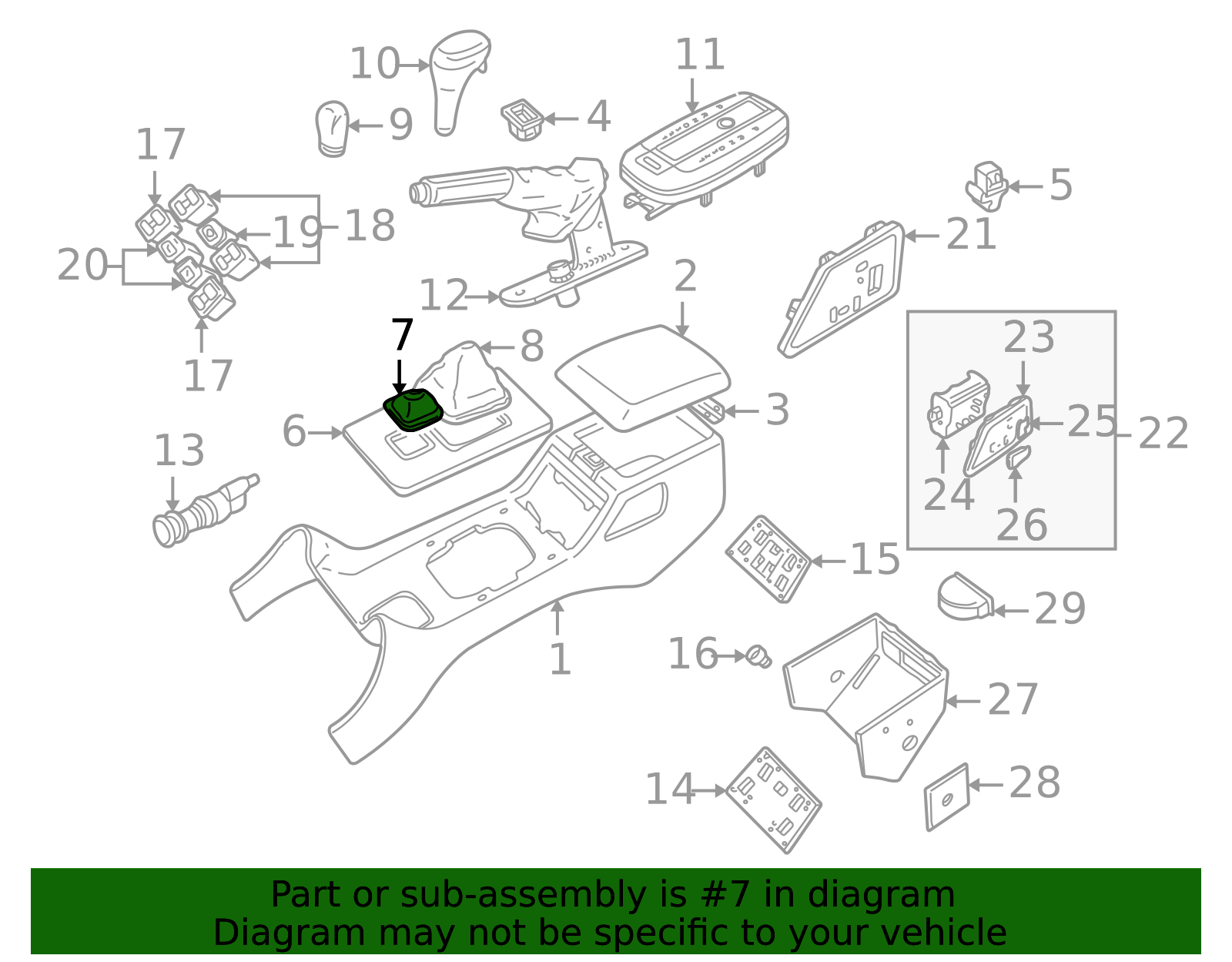 FJL101530PMA - Shift Boot 1995-2004 Land Rover | Land Rover OEM Parts