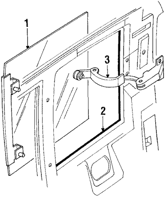 5016108AA - Body: Glass for Mopar Image