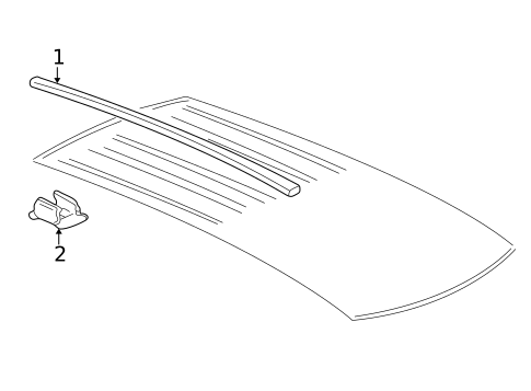 Exterior Trim - Roof for 2006 Pontiac Montana #0