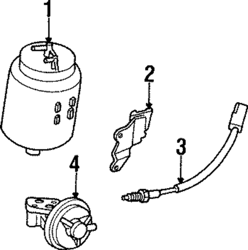 Emission Components for 1994 Ford Probe #0