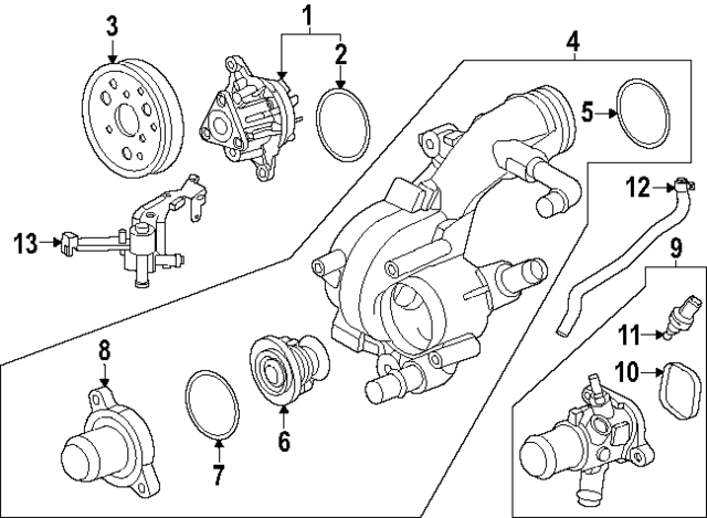 PZ1Z8575A - : Thermostat for Lincoln: Nautilus Image