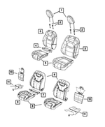 68226220AD - : Occupant Classification Module Kit for Jeep: Cherokee Image