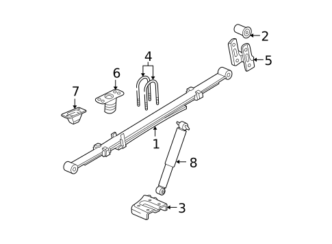 Rear Suspension for 2005 Chevrolet Colorado #0