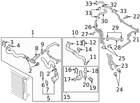 Hoses & Lines for 2013 Volkswagen Eos #0