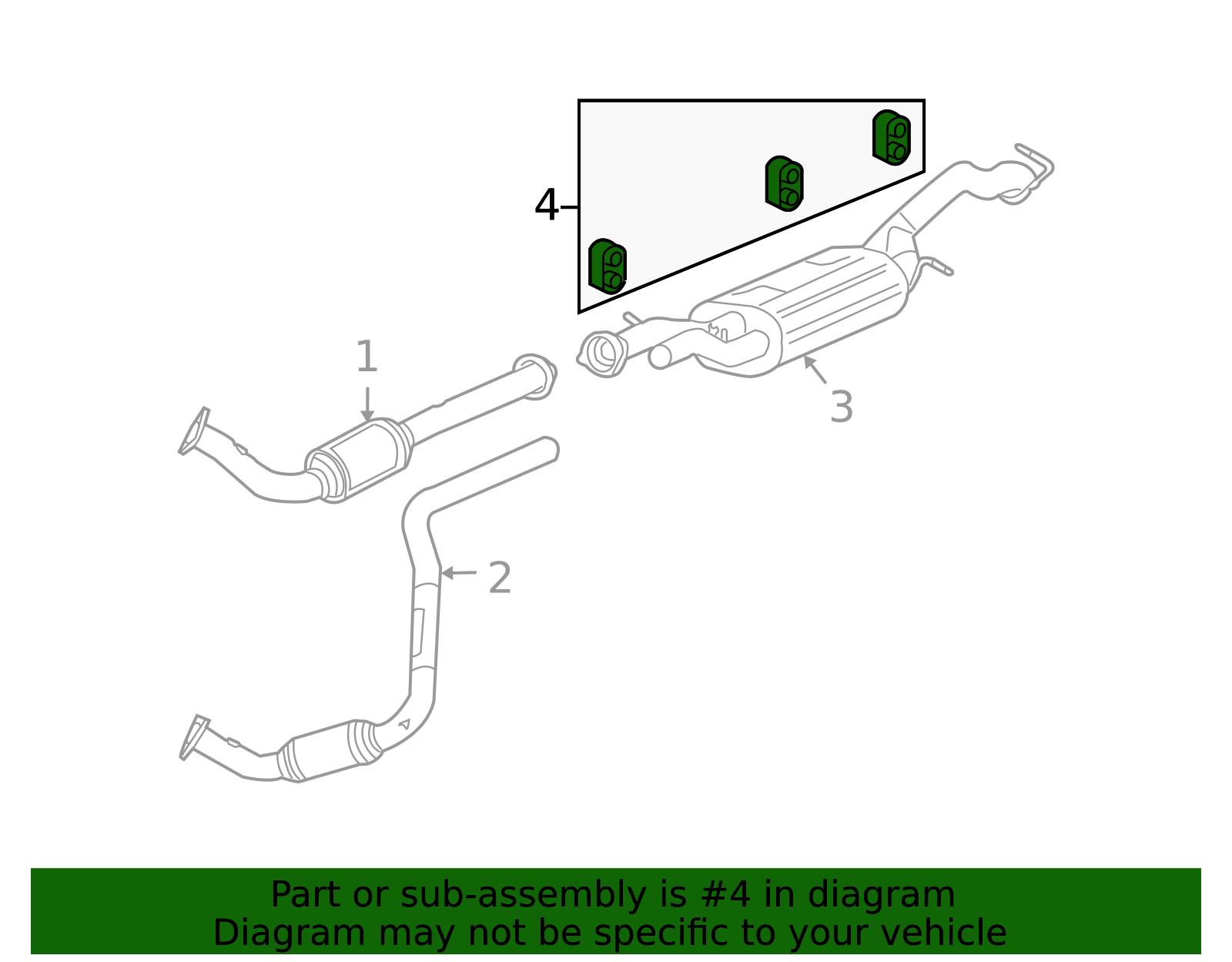 Exhaust System Hanger Insulator 15092802 | OEM Parts Online