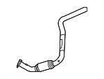19420125 - Exhaust: Converter &amp; Pipe for Hummer: H2 Image image