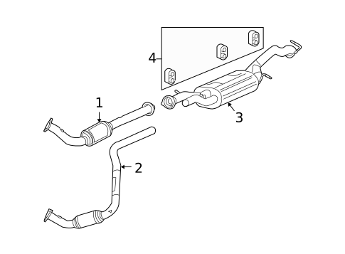 Mufflers for 2003 Hummer H2 #0