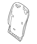 24692411009E38 - Body: Seat Back Panel for Mercedes-Benz Image