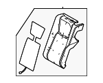 7902846010 - Body: Seat Back Pad for Lexus: RZ300e, RZ450e Image
