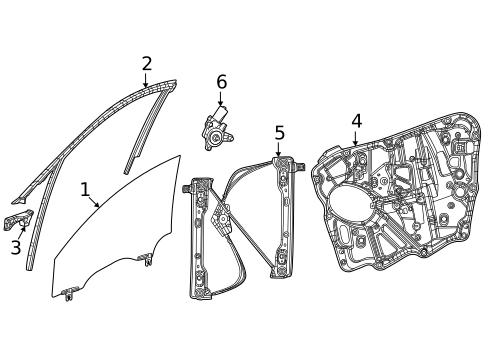 Front Door for 2022 Jeep Grand Cherokee L #2