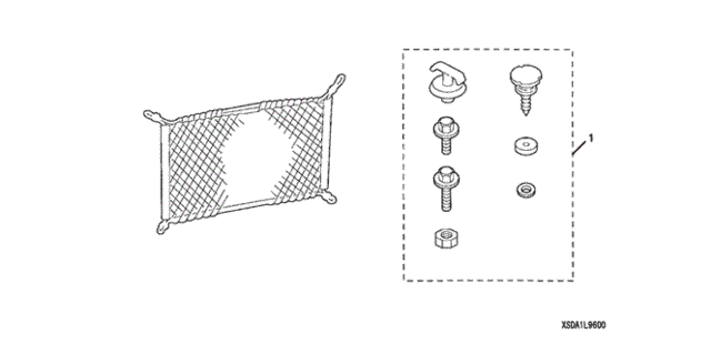 Cargo Net for 2007 Honda Accord #0