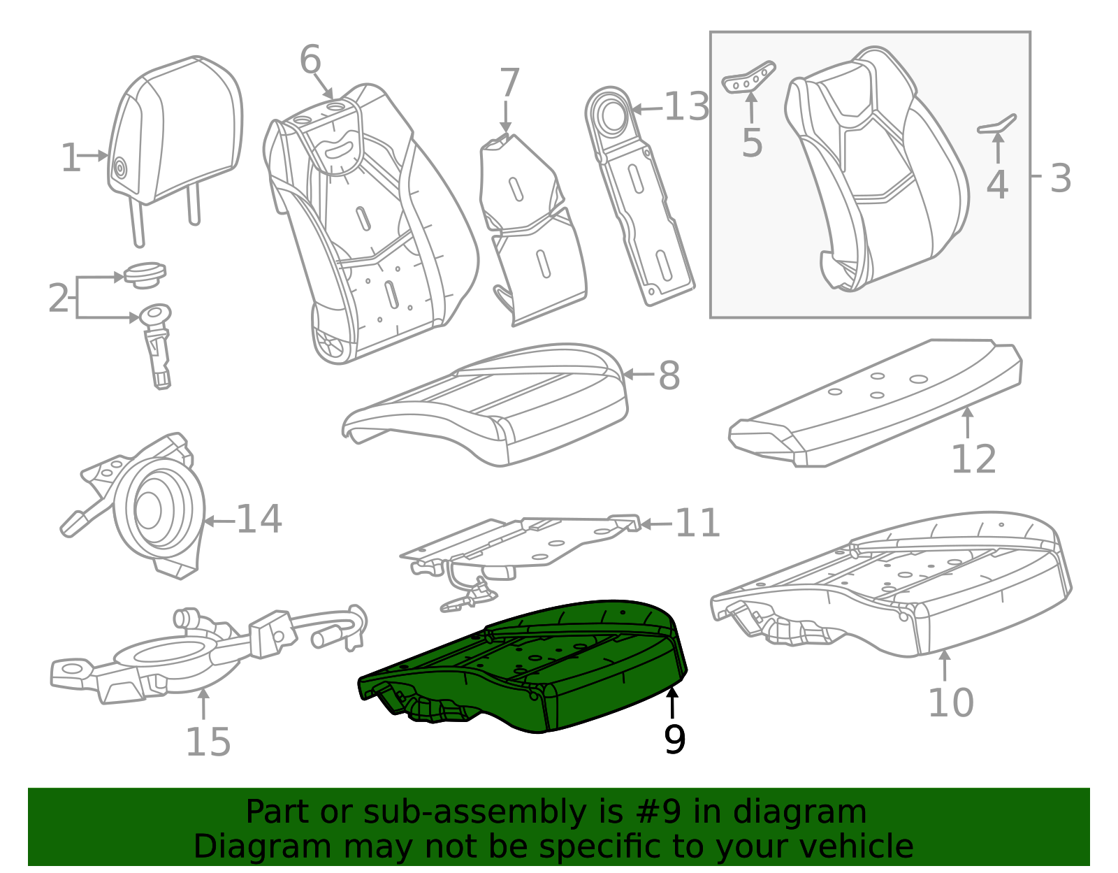 84996798 - 2021-2025 Cadillac - Airbag Front Passenger Side Passenger ...
