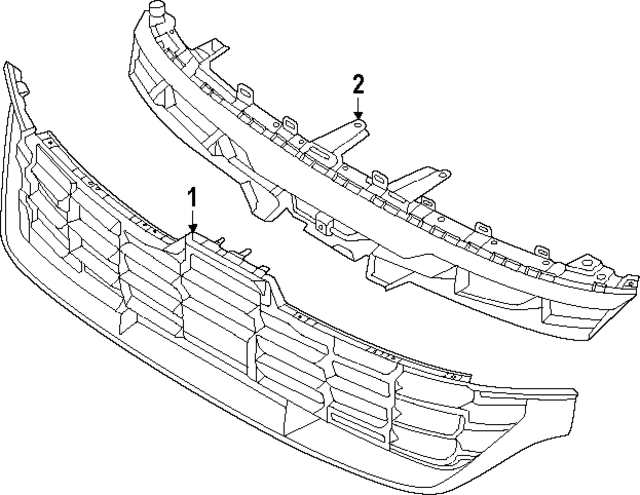86350Q5ZB0 - Exterior: Grille Assembly-Radiator for Kia Image
