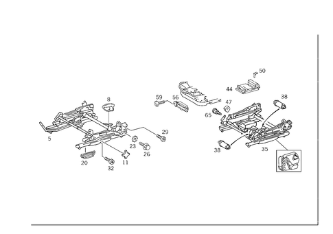 Seat Adjuster for 1994 Mercedes-Benz E420 #0