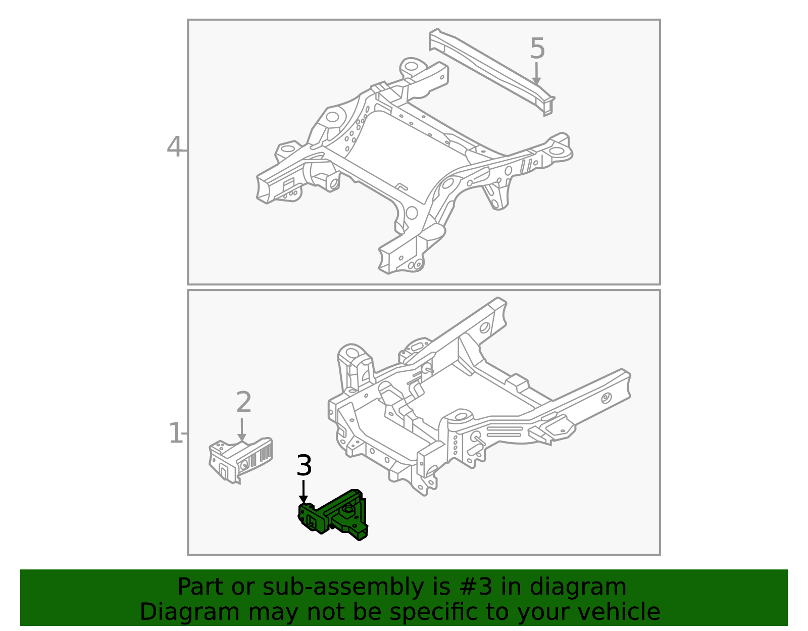 mb3z5d059g - Ford Frame Rail End | Levittown Ford Parts